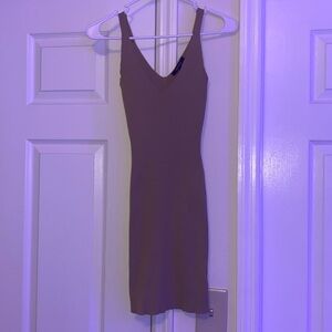 Forever 21 New Look light brown fitting short dress in size S